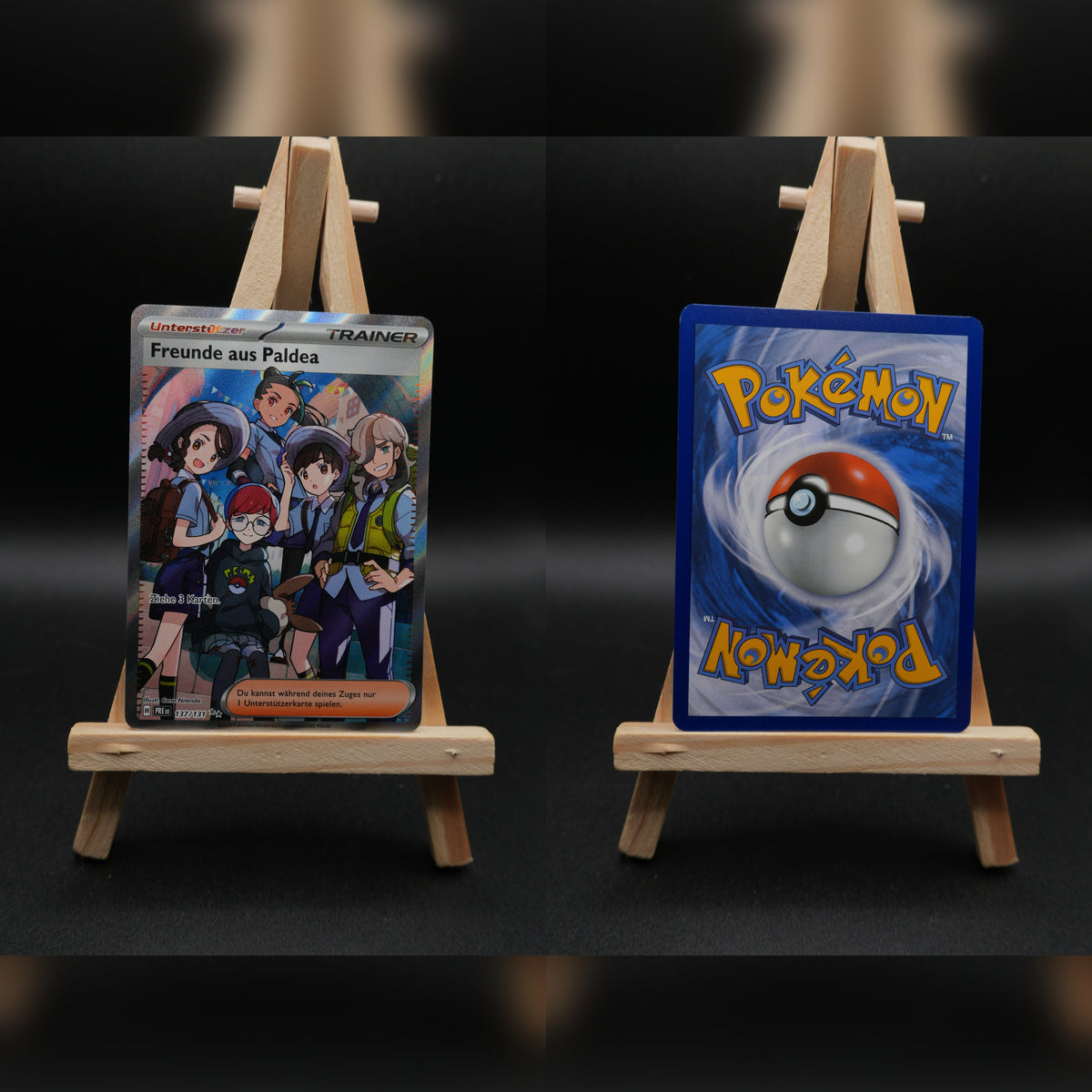 Freunde aus Paldea PRE 137 Prismatische Entwicklungen Pokémon Karte Deutsch Near Mint