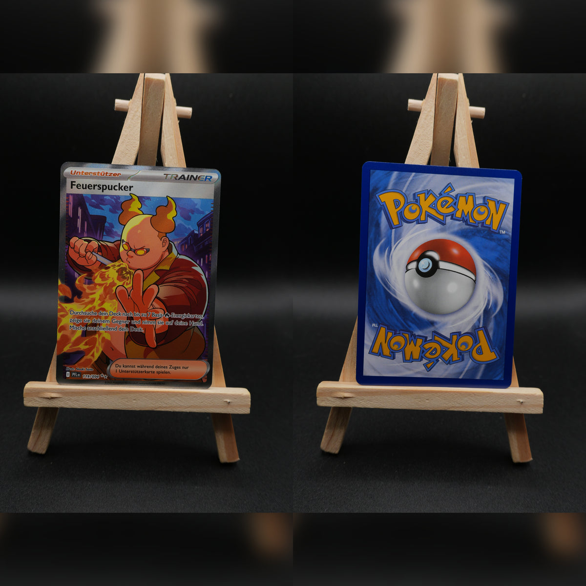 Feuerspucker PFL 119 Fatale Flammen Pokémon Karte Deutsch Near Mint