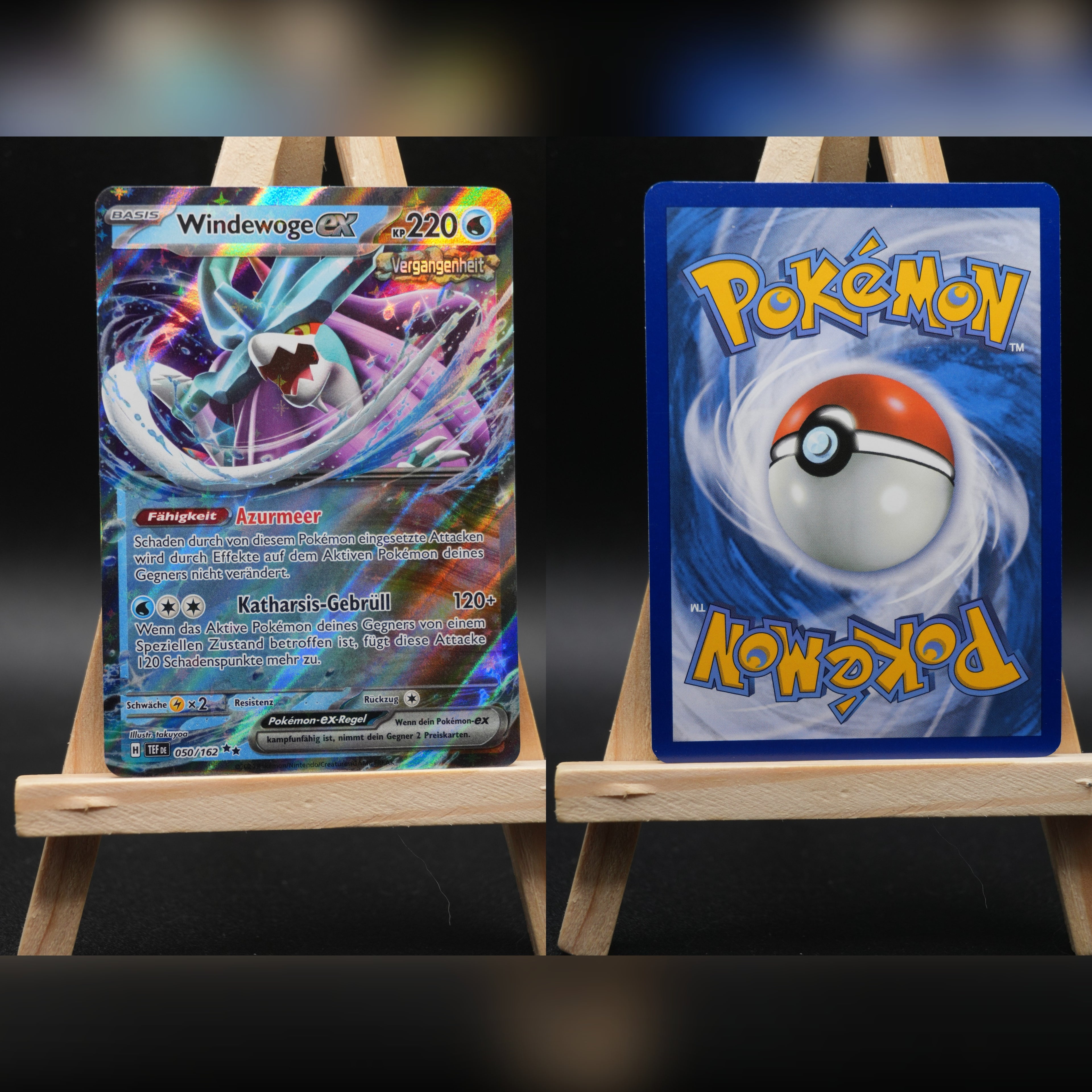 Windewoge ex TEF 050 Gewalten der Zeit Pokémon Karte Deutsch Near Mint