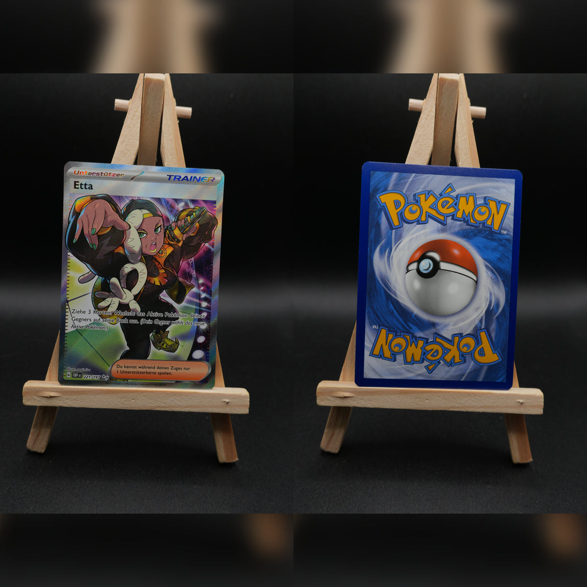 Etta OBF 221 Obsidianflammen Pokémon Karte Deutsch Near Mint