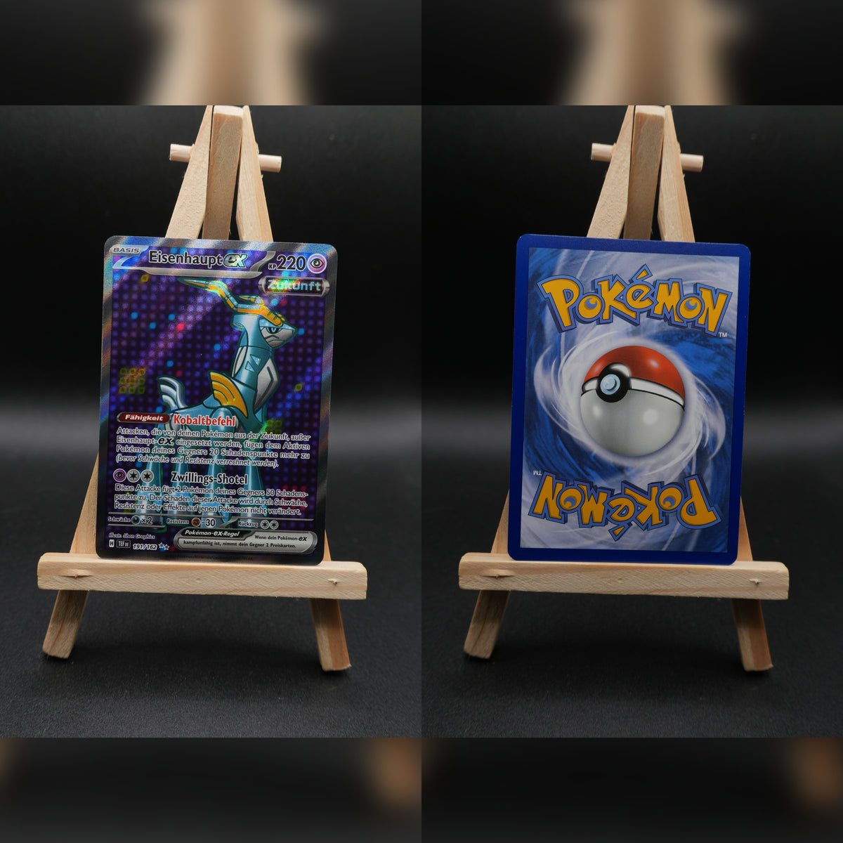 Eisenhaupt ex TEF 191 Gewalten der Zeit Pokémon Karte Deutsch Near Mint