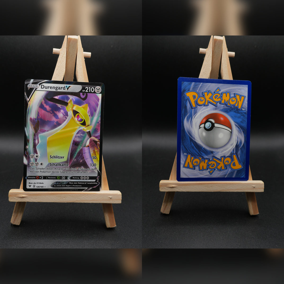 Durengard V VIV 126 Farbenschock Pokémon Karte Deutsch Near Mint