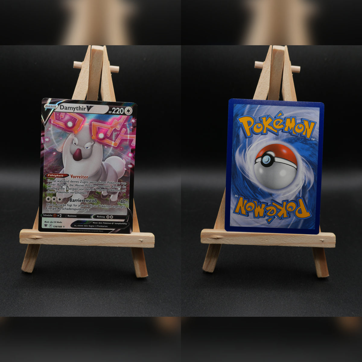 Damythir V ASR 134 Astralglanz Pokémon Karte Deutsch Near Mint
