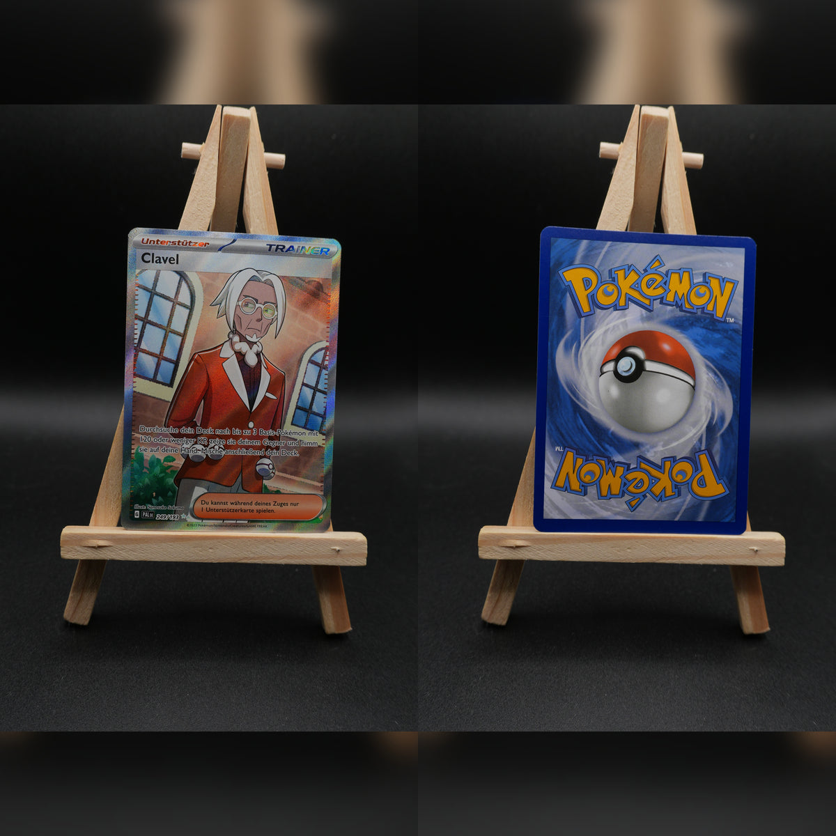 Clavel PAL 249 Entwicklungen in Paldea Pokémon Karte Deutsch Near Mint