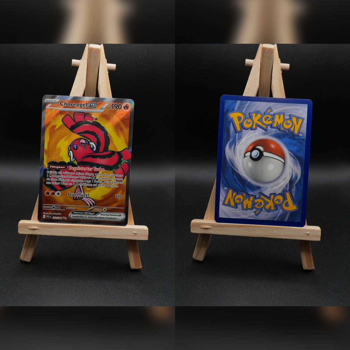 Choreogel ex PFL 110 Fatale Flammen Pokémon Karte Deutsch Near Mint