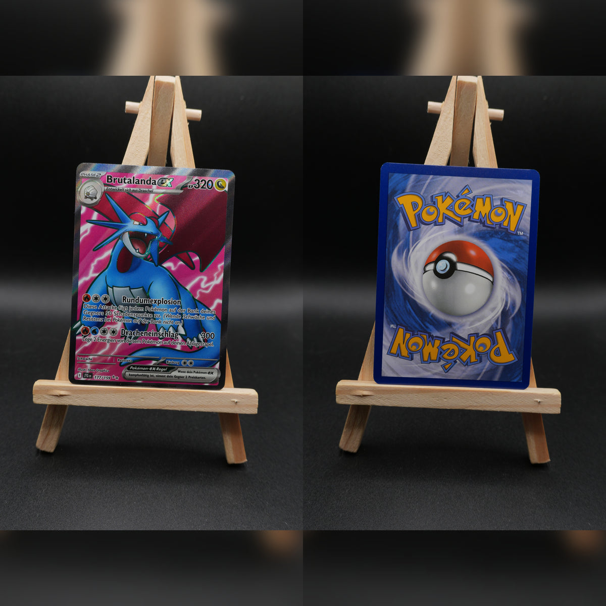 Brutalanda ex JTG 177 Reisegefährten Pokémon Karte Deutsch Near Mint