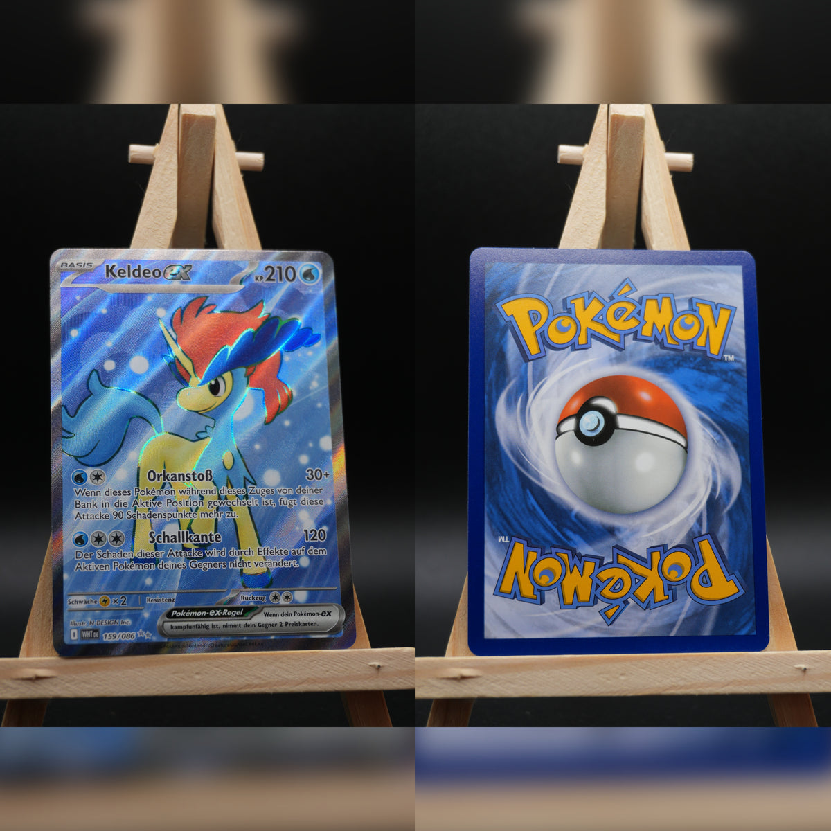 Keldeo ex WHT 159 Weiße Flammen Pokémon Karte Deutsch Near Mint