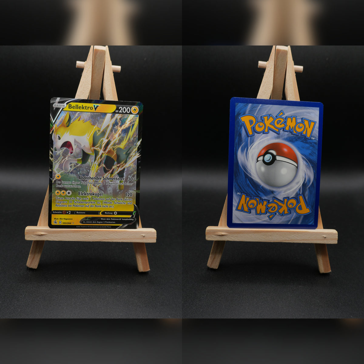 Bellektro V FST 103 Fusionsangriff Pokémon Karte Deutsch Near Mint