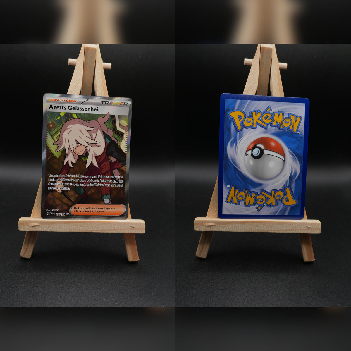 Azetts Gelassenheit CRI 106 Wachsendes Chaos Pokémon Karte Deutsch Near Mint