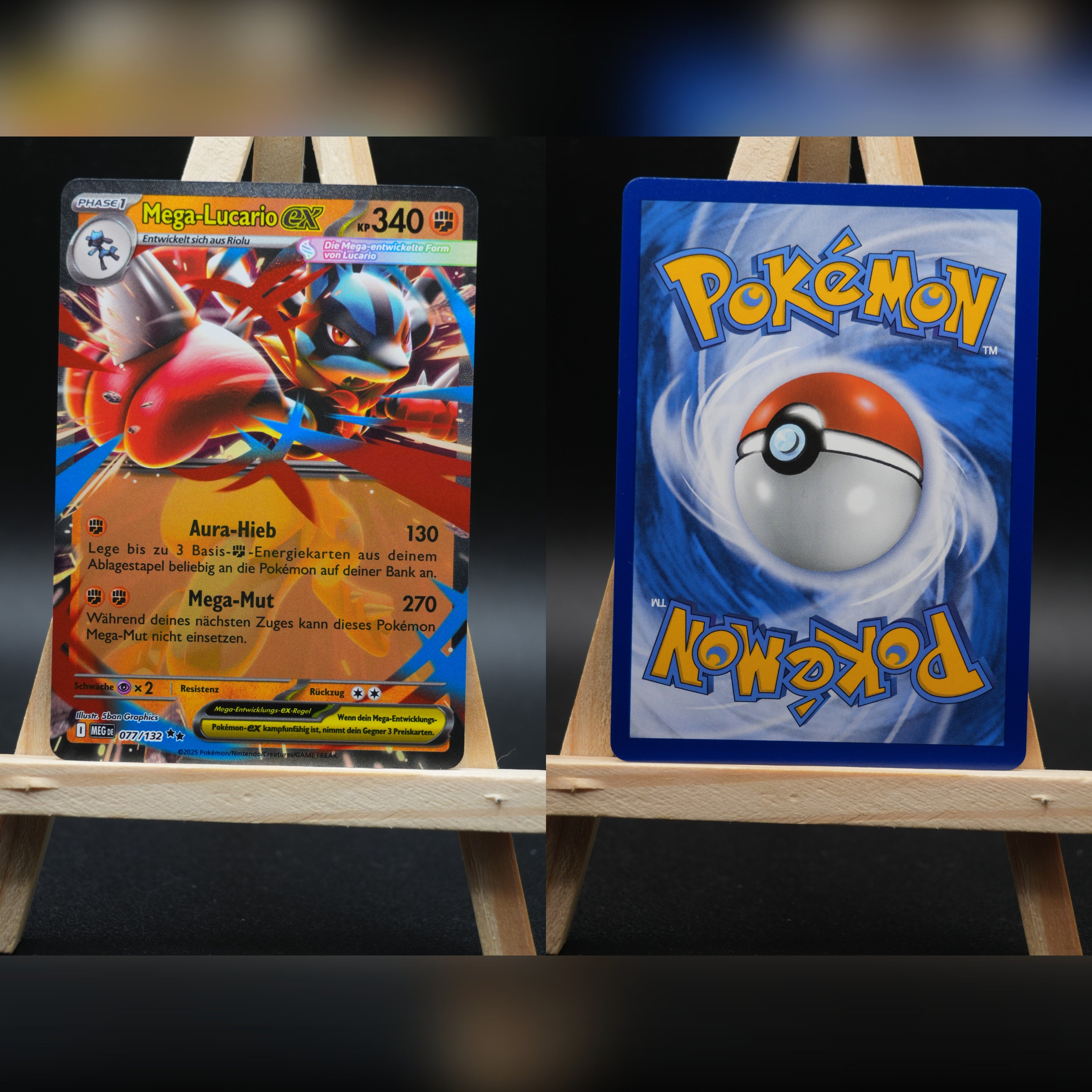 Mega Lucario ex MEG 077 Mega-Entwicklung