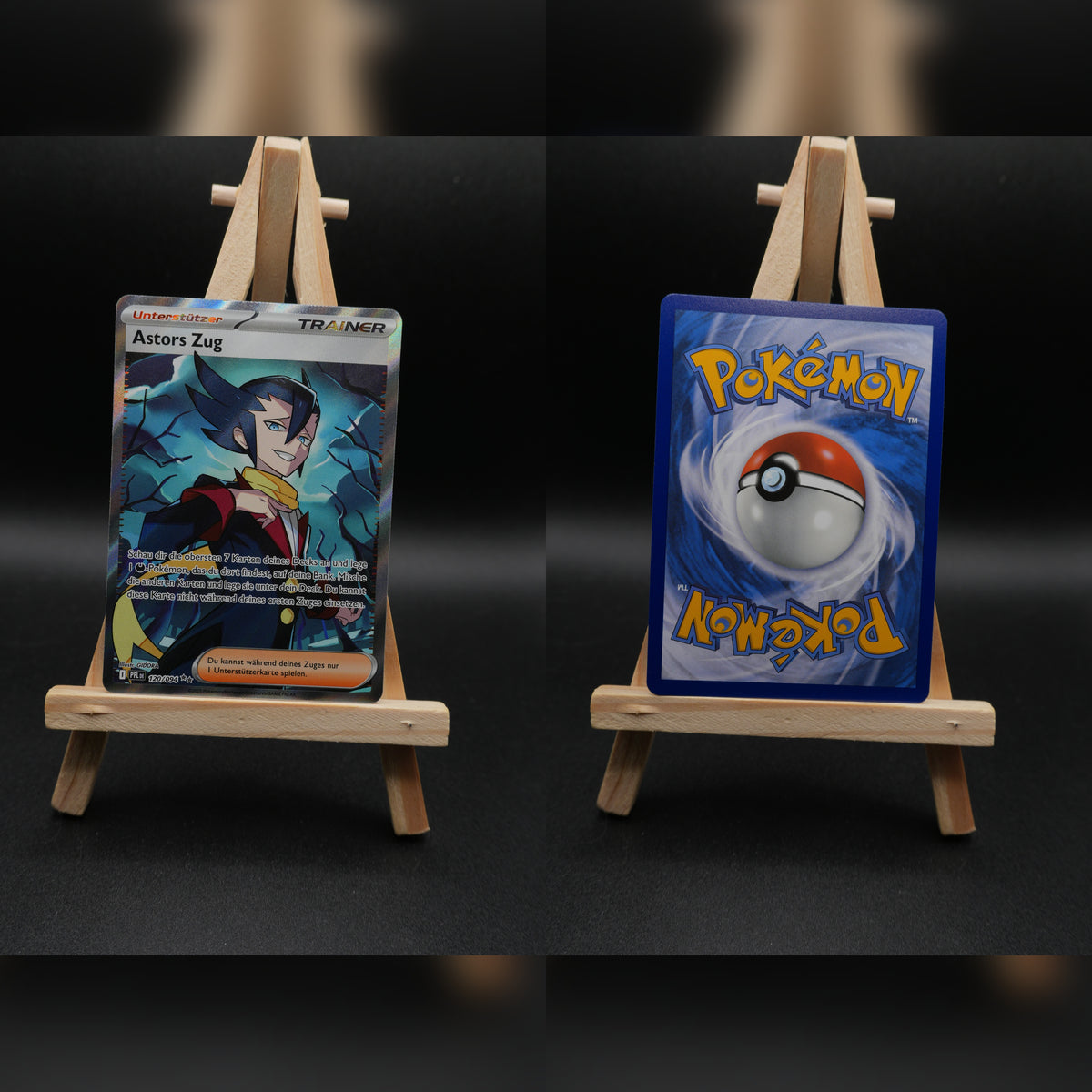 Astors Zug PFL 120 Fatale Flammen Pokémon Karte Deutsch Near Mint