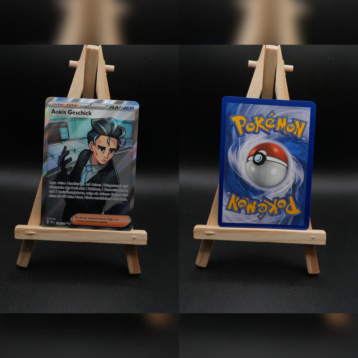 Aokis Geschick PRE 139 Prismatische Entwicklungen Pokémon Karte Deutsch Near Mint