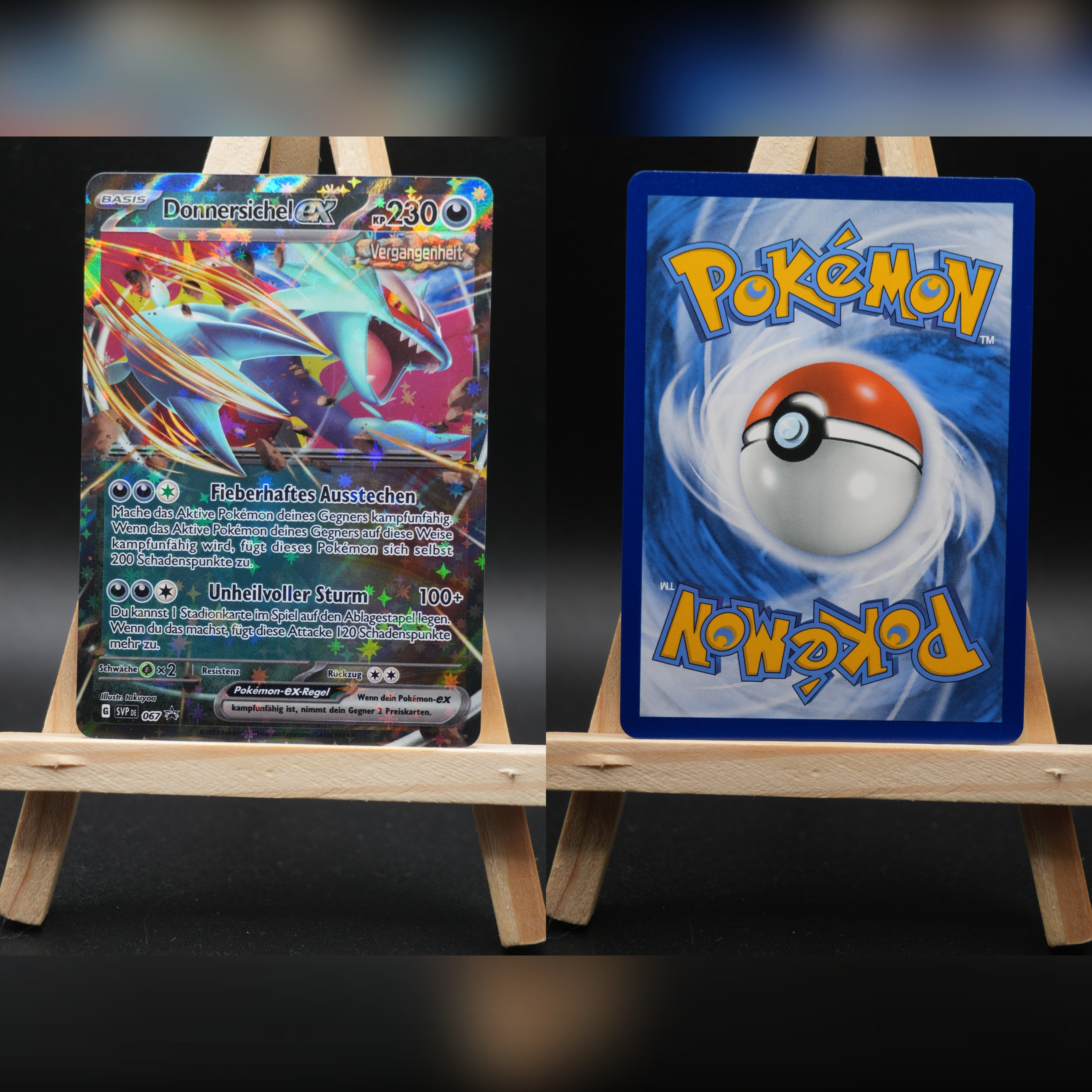 Donnersichel ex SVP 067 SV Black Star Promos Pokémon Karte Deutsch Near Mint