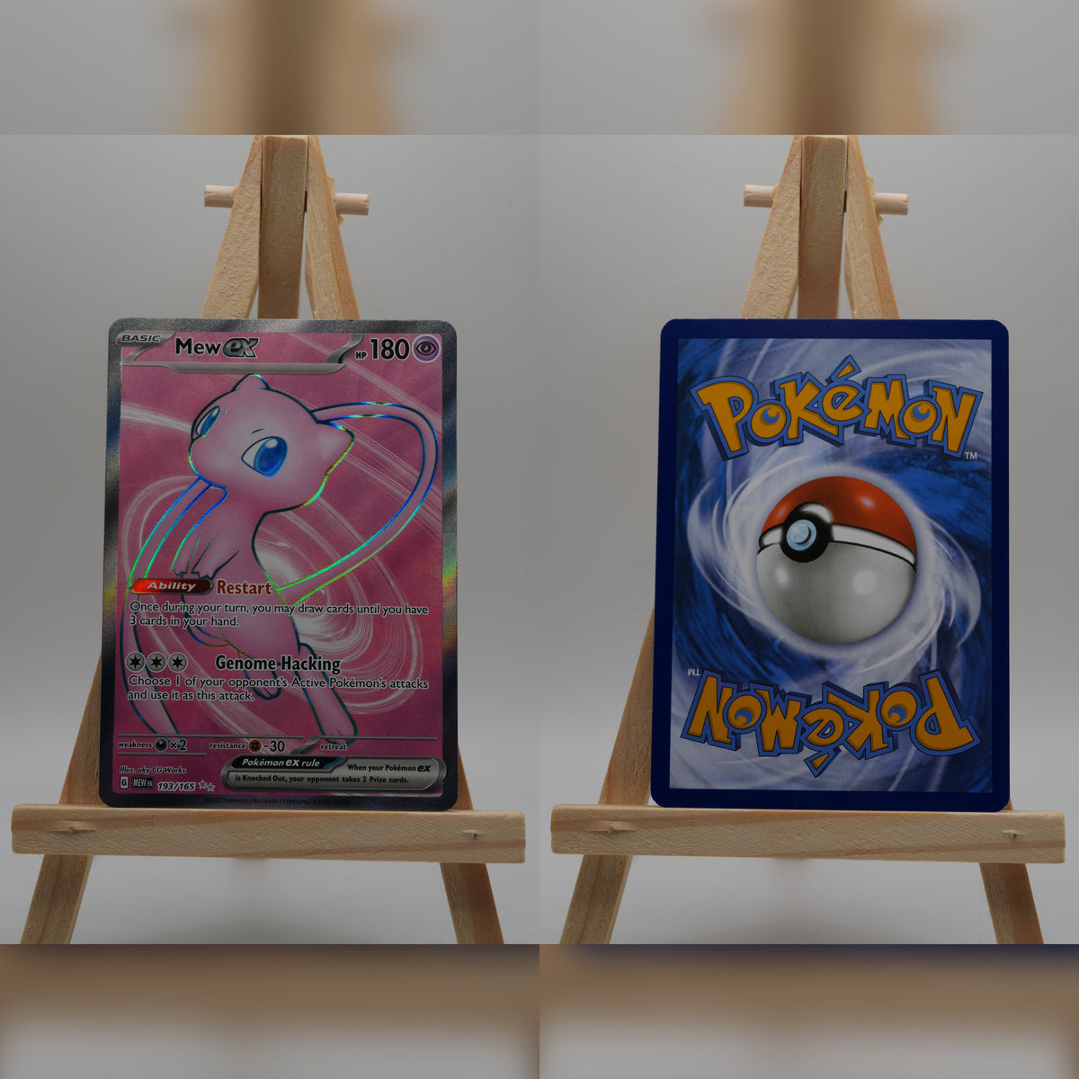 Mew ex MEW 193 151 Pokémon Karte Englisch Near Mint