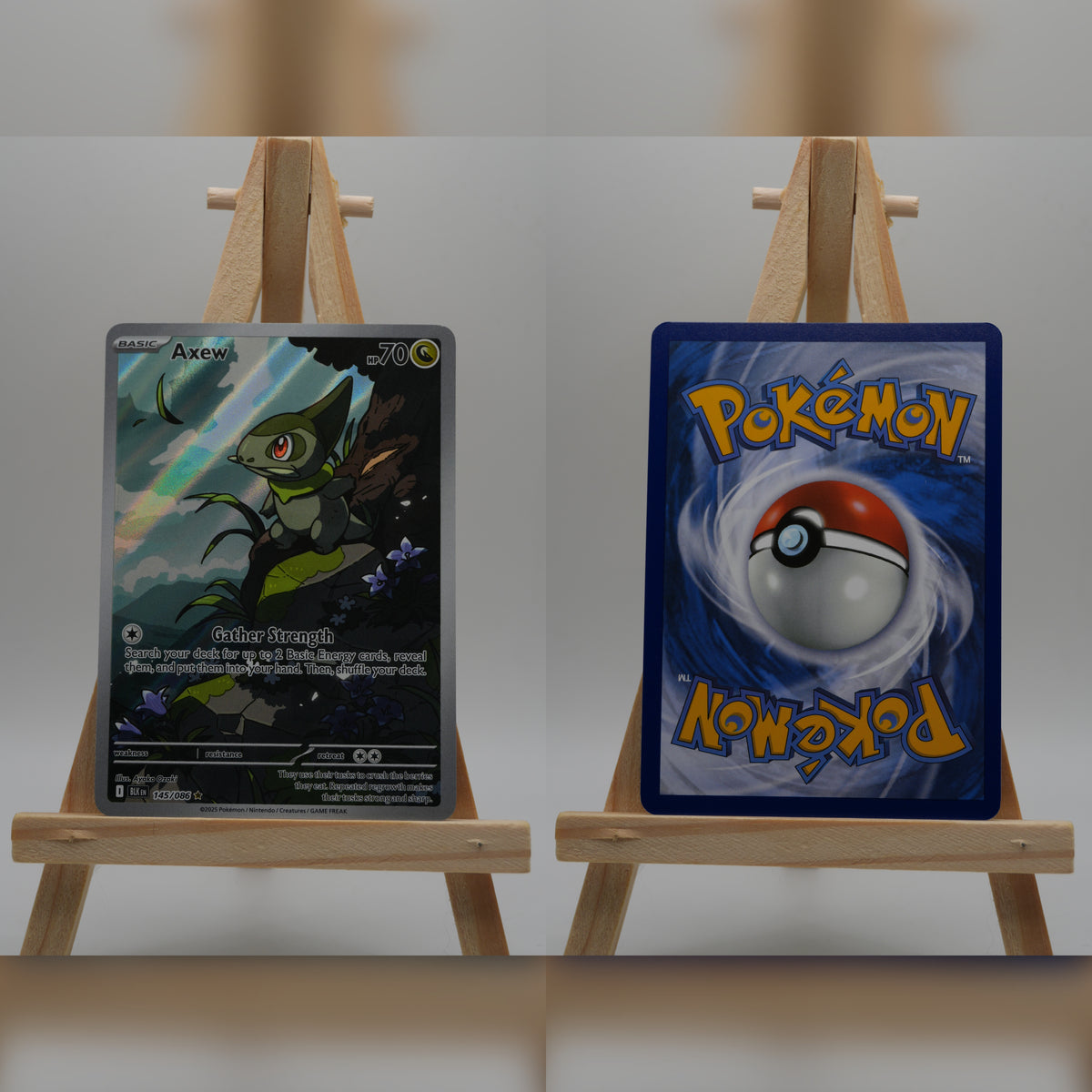 Milza BLK 145 Schwarze Blitze Pokémon Karte Englisch Near Mint