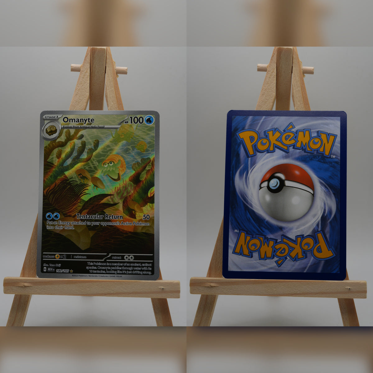 Amonitas MEW 180 151 Pokémon Karte Englisch Near Mint